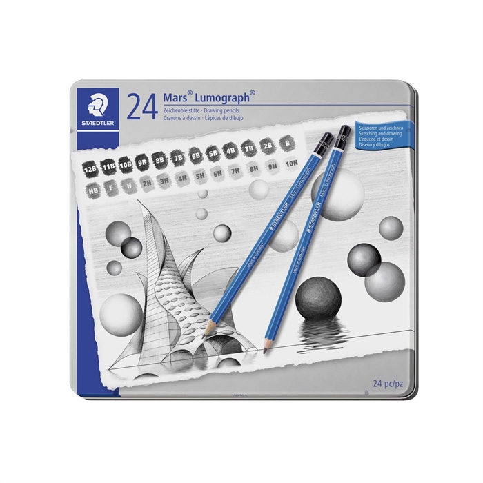 Staedtler Молив Mars Lumograph асортимент (24)