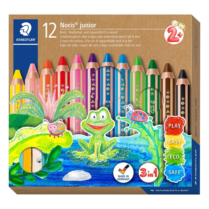 Staedtler Цветни моливи Buddy chunky 3в1 (12)