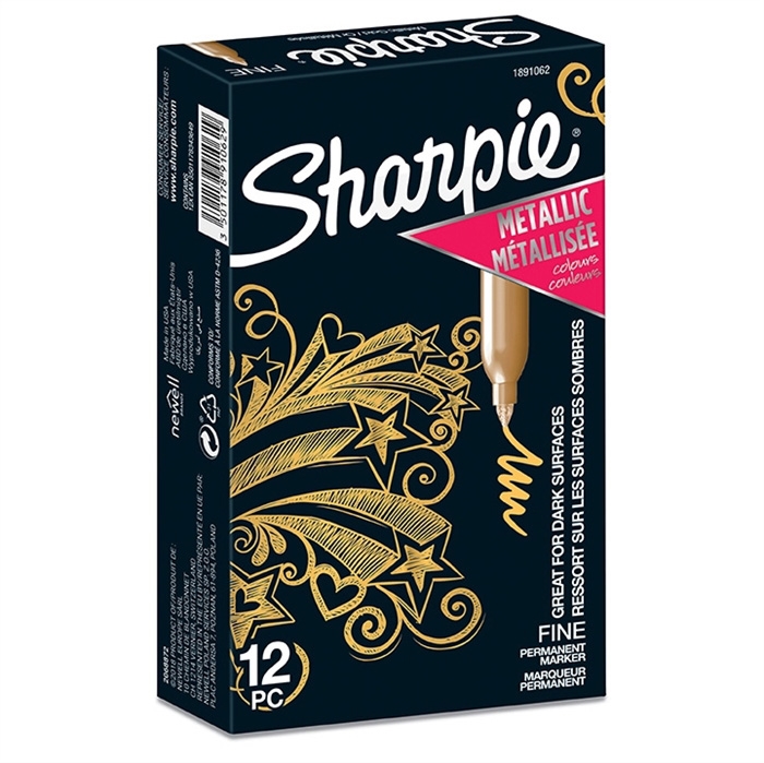 Маркер Sharpie Metallic 1,4 мм златен