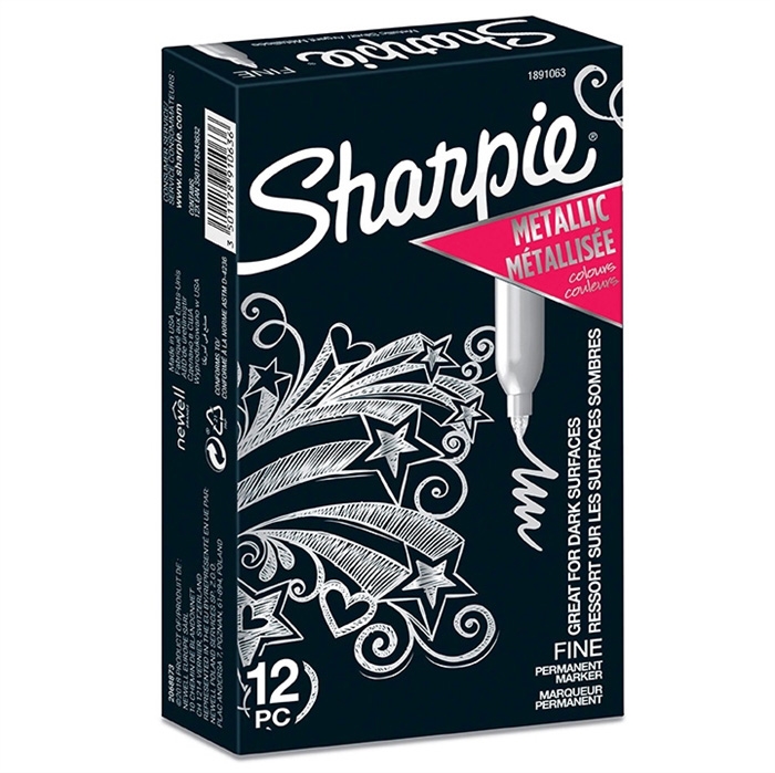 Маркер Sharpie Metallic 1,4мм сребърно