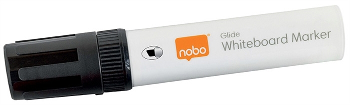 Nobo WB Маркер Glide Jumbo скосен 10мм черен (4)