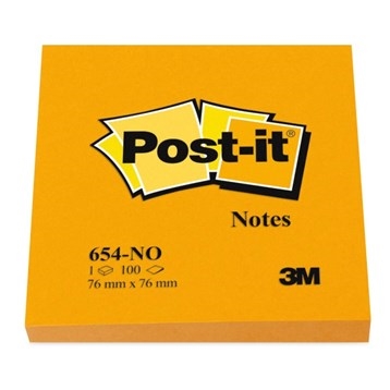 3M Post-it Notes 76 x 76 мм, оранжеви