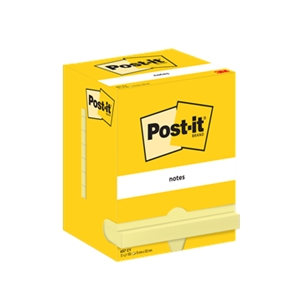 3M Post-it бележки 76 x 102 mm, жълти - 12 броя