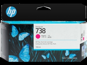 HP 738 130-ml Magenta DesignJet касета с мастило