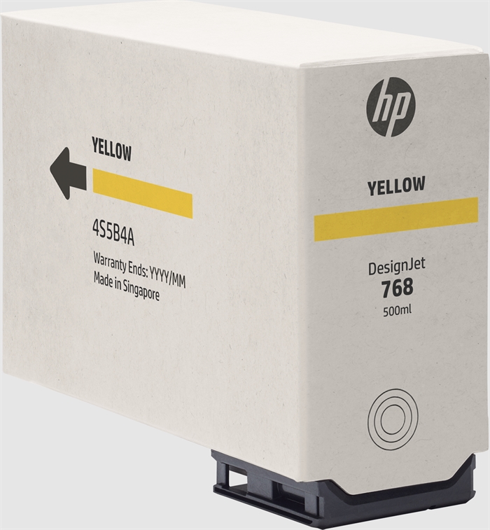 HP 768 Yellow 500-ml DesignJet касета с мастило