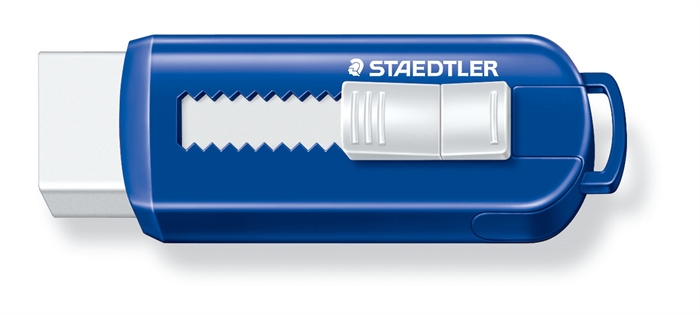 Staedtler Гума PVC свободна със скачаща функция синьо/бяло