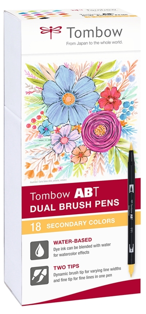 Маркер Tombow ABT Dual Brush 18P-2 Basic 2 (18)