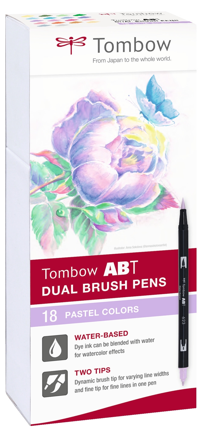 Tombow Маркер ABT Dual Brush 18P-5 Пастел (18)