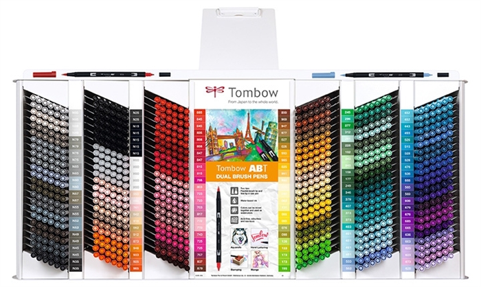 Tombow Маркер ABT Dual Brush Pen съдържание за дисплей (864)