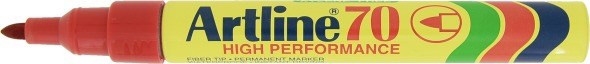 Artline Marker 70 перманентен 1.5 червен