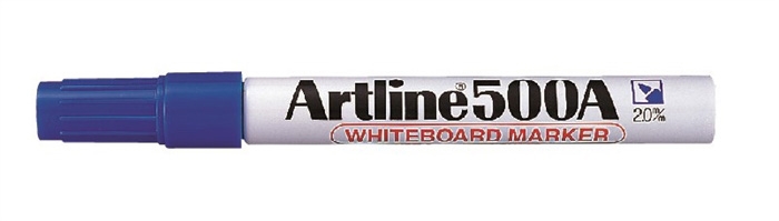 Маркер за бяла дъска Artline 500A син