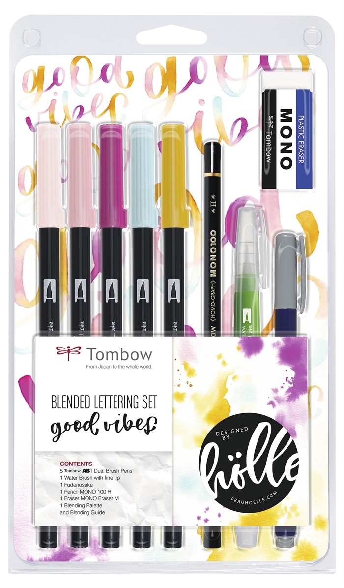 Tombow Blended lettering set Добри Вибрации