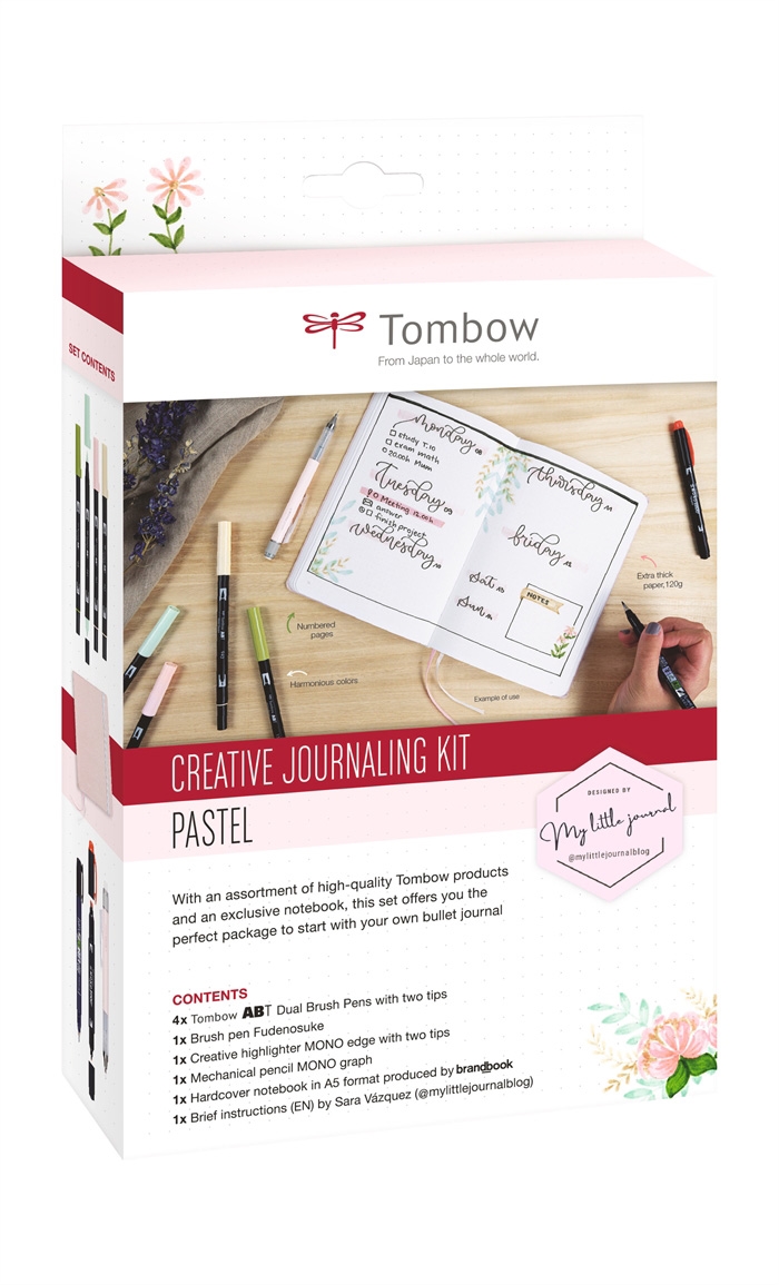 Комплект за творческо дневничество Tombow Pastel