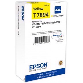 Epson T7894 Yellow касета с мастило XXL