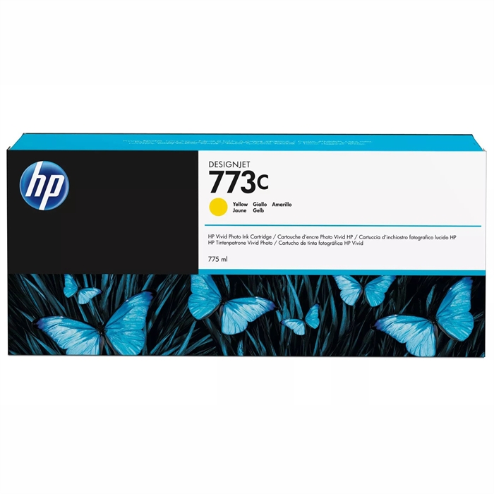 HP 773C жълт патрон с мастило, 775 мл