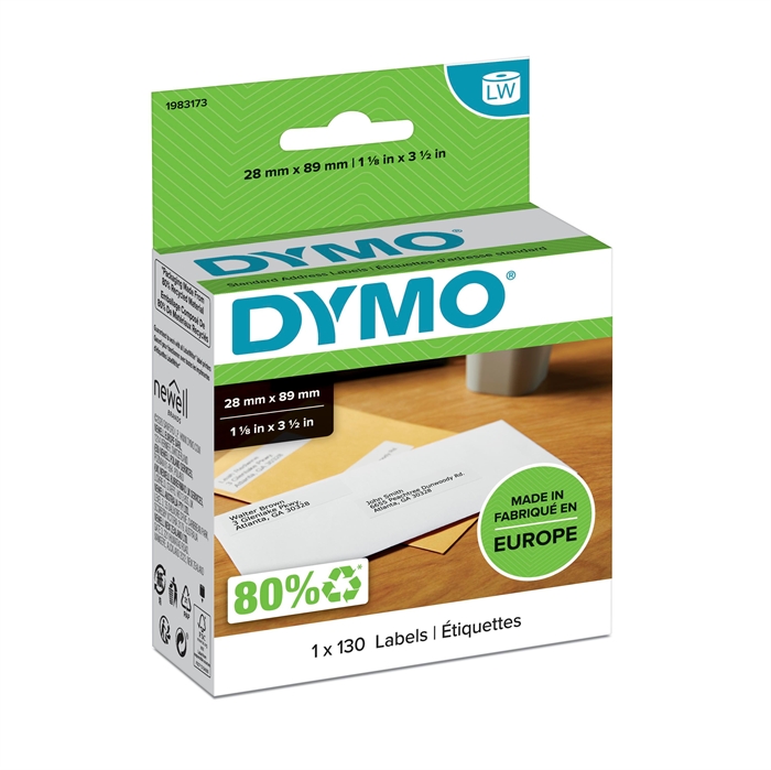 Етикети за Dymo LabelWriter 28 x 89 мм, 1 x 130 бр.