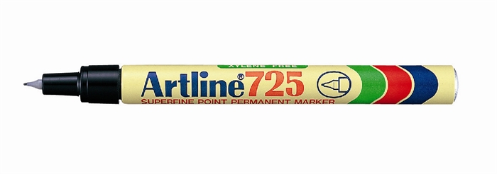 Маркер Artline 725 Superfine 0.4 черен