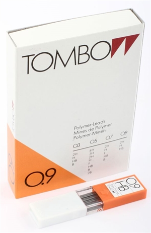 Tombow графитни моливи 0,9 HB (калъф с 12 графитни моливи)