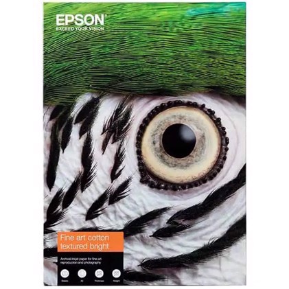 Epson Fine Art Cotton Textured Bright 300 g/m2 - A2 25 Чаршафи