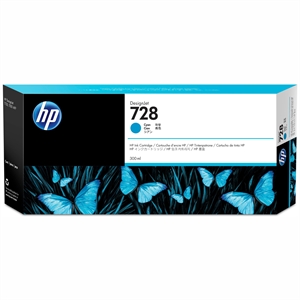 HP 728 300-ml Cyan DesignJet мастиленоструен патрон