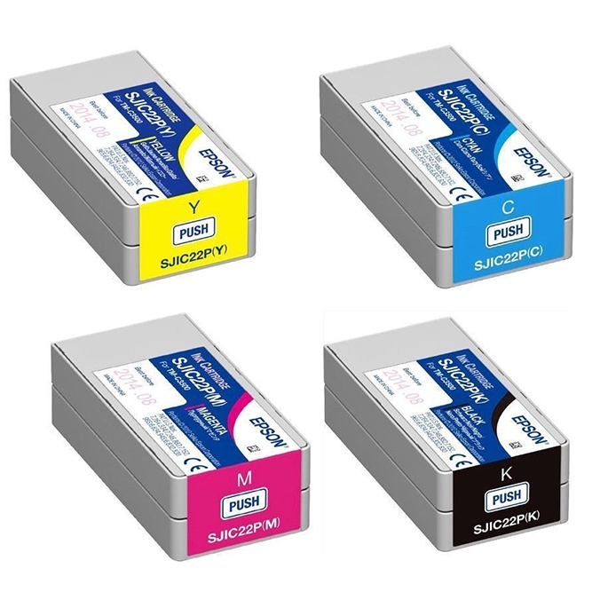 Пълен комплект мастилници за Epson ColorWorks C3500