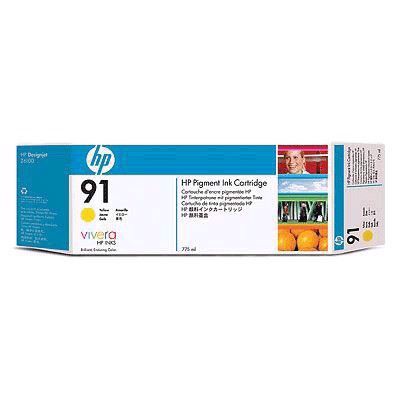 HP 91 - 775 ml Gul blækpatron | C9469A