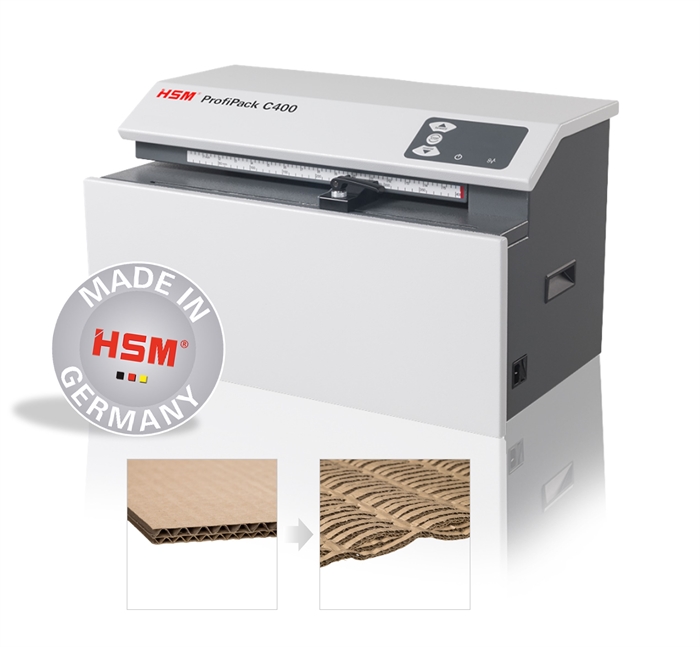 HSM ProfiPack papmakulator C400 настолен модел