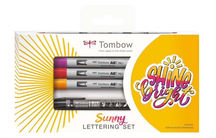 Tombow Marker на алкохол ABT PRO Комплект за слънчево надписване (5)