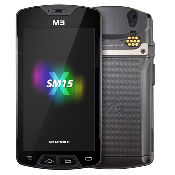 M3 Mobile SM15 X, 2D, SE4710, BT (BLE), Wi-Fi, 4G, NFC, GPS, GMS, разширена батерия, Android