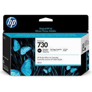 HP 730 130-ml Фото Черно DesignJet касета с мастило