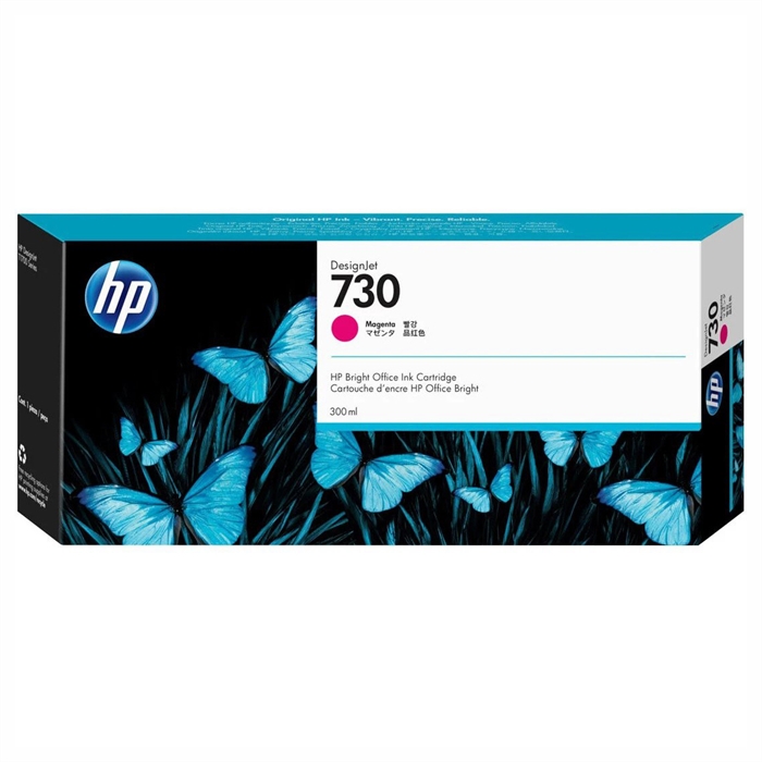 HP 730 300-ml Magenta DesignJet мастилница