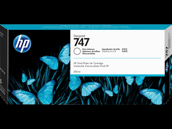 HP 747 300-ml гланциращо покритие касета