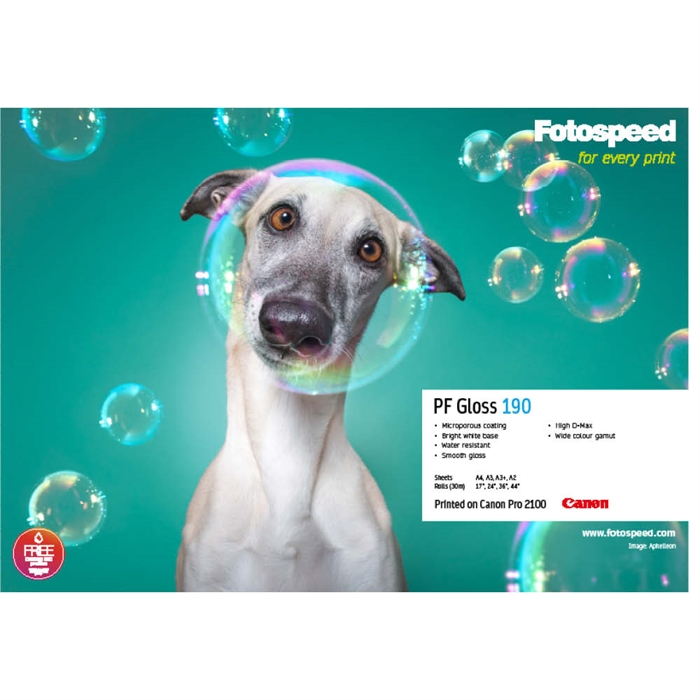 Fotospeed PF Gloss 190 g/m² - 17" x 30 Метър