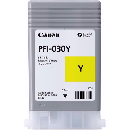 Canon Yellow PFI-030Y - мастилена касета 55 ml