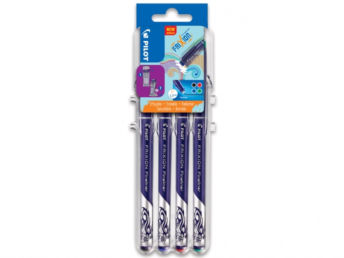 Писалка Pilot Frixion Fineliner Set2Go 1,3мм Basic ass (4)