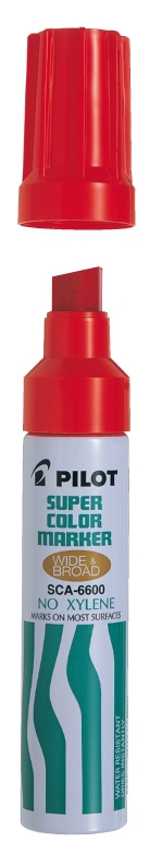 Pilot Marker Super Color Jumbo 10,0mm червен