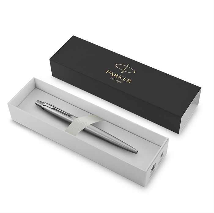 Parker химикалка Jotter Stainless Steel CT M синьо кутия