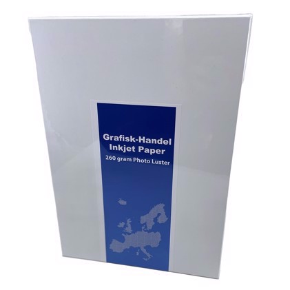 Grafisk-Handel Photo luster 260 gram - 44" x 40 meter