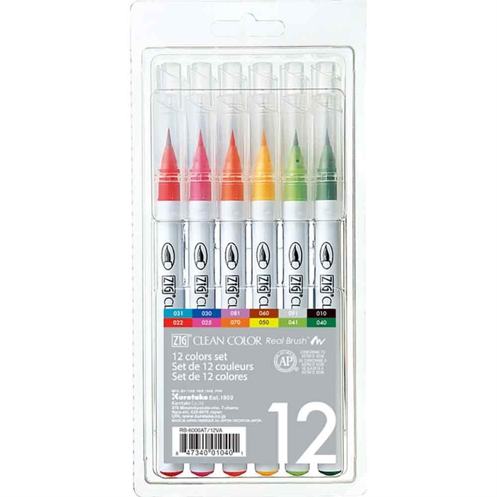 ZIG Clean Color Четка Set с 12