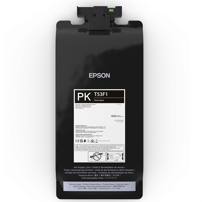 Epson Ink Bag Photo Black 1600 ml - T53F1