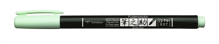 Tombow Marker Fudenosuke мек пастел зелен