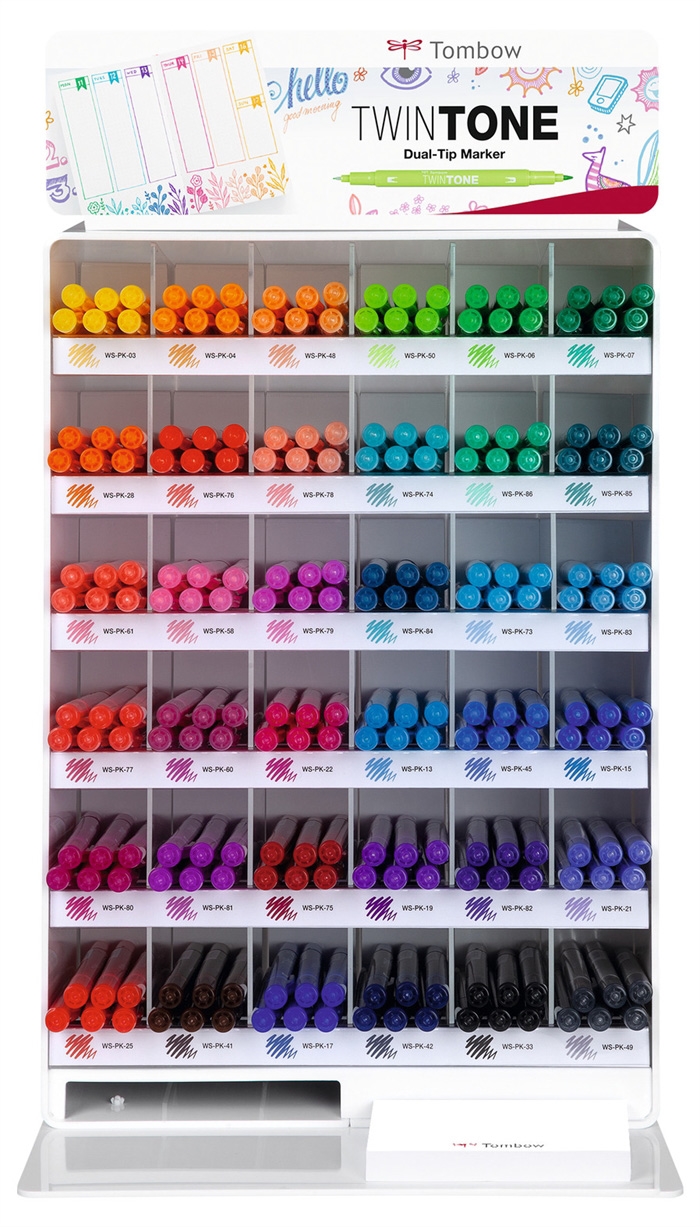 Tombow Marker TwinTone съдържание за модулен дисплей (216)