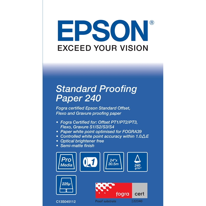 Epson Standard Proofing Paper 240, 24" x 30,5 метра