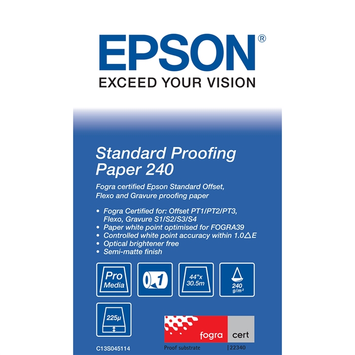 Epson Standard Proofing Paper 240, 44" x 30,5 метра