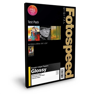 Fotospeed Fine Art Gloss Test Pack - A4, 9 листа