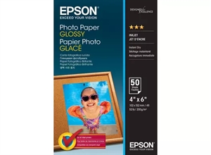 Гланцирана фотохартия Epson, 200 g/m² - 10x15cm - 50 листа