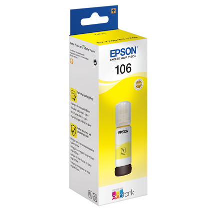 Epson T106 EcoTank Yellow blækflaske