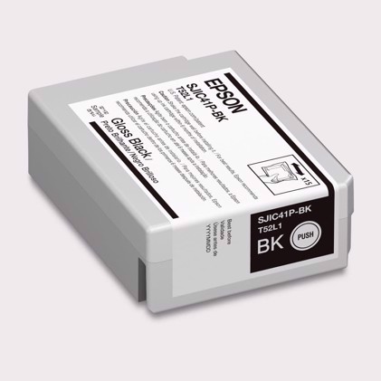 Epson Black касета с мастило за Epson C4000 ( For Glossy ) - 50 ml ( SJIC41P-BK )