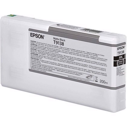 Epson Matte Black T9138 - 200 ml blækpatron