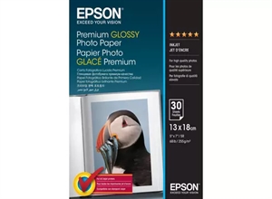 Epson Premium Glossy Photo Paper 255 g/m², 130 x 180 мм, 255 г/м², 30 листа